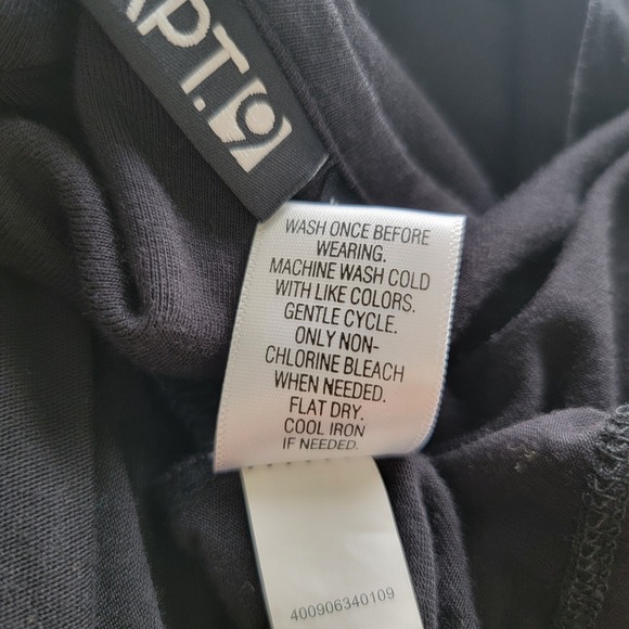 APT 9 Black Jersey Knit Cardigan Sweater Open Front Long Sleeve Plus Size 2X - Picture 6 of 7